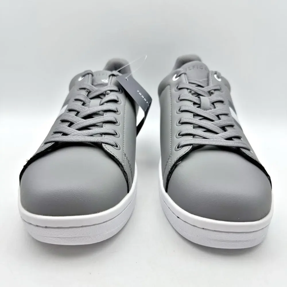 Tommy Hilfiger Mens Lampkin Flag Low Top Sneakers US 12 Grey  Cup-Sole NIB